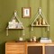 Macrame Hanging Shelves — Set of 2 Boho Rustic Wood Floating Shelves with Woven Rope, Wall Decor for Bedroom, Bathroom, Living Room, Nursery, or Dorm, Perfect for Hanging Plants, Photos, or Small Displays
